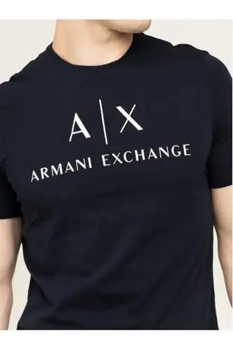 AX Armani Exchange Men's Crew Neck Logo Tee - 3