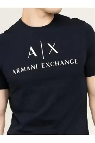 AX Armani Exchange Men's Crew Neck Logo Tee - 3