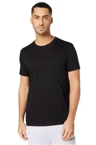 AX Armani Exchange Men's Solid Colored Basic Pima Crew Neck 