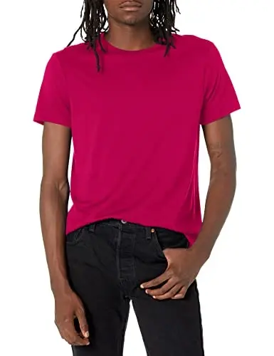 AX Armani Exchange Men's Solid Colored Basic Pima Crew Neck - AX
