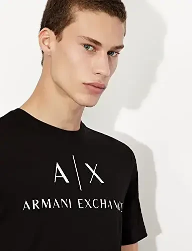 AX Armani Exchange Men's Crew Neck Logo Tee - A | X ARMANI EXCHANGE (1)