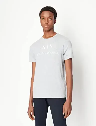 AX Armani Exchange Men's Crew Neck Logo Tee - 6