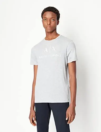 AX Armani Exchange Men's Crew Neck Logo Tee - 6