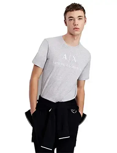 AX Armani Exchange Men's Crew Neck Logo Tee - A | X ARMANI EXCHANGE