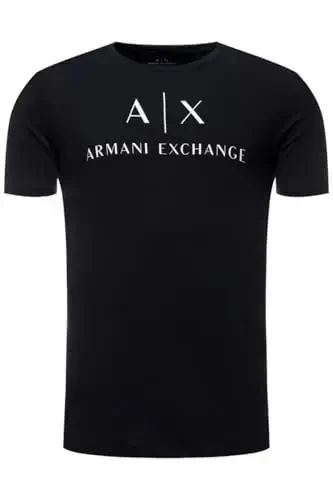 AX Armani Exchange Men's Crew Neck Logo Tee 