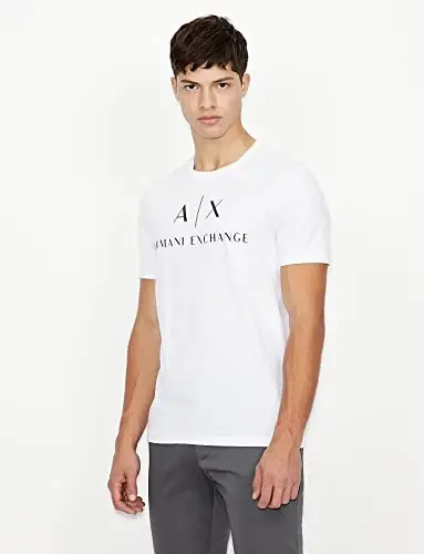 AX Armani Exchange Men's Crew Neck Logo Tee - 5