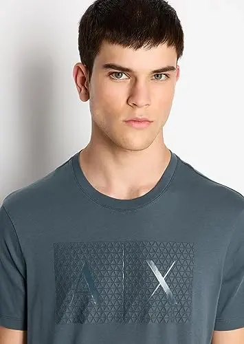 AX Armani Exchange Men's Crew Neck Logo Tee - 5