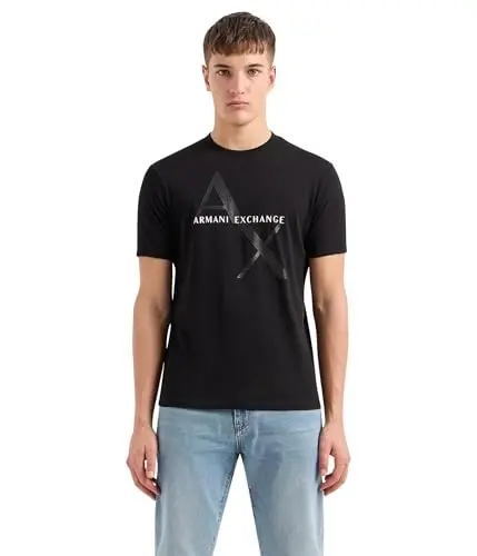 AX Armani Exchange Men's Crew Neck Logo Tee - 1