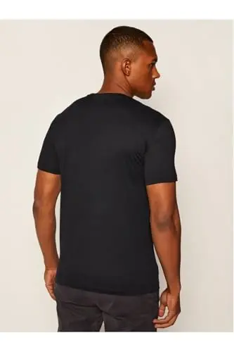 A｜X Armani Exchange Mens Short Sleeve Milan New York Logo Crew Neck T-Shirt - 3