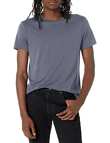 AX Armani Exchange Men's Solid Colored Basic Pima Crew Neck - AX