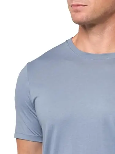 AX Armani Exchange Men's Solid Colored Basic Pima Crew Neck - 3