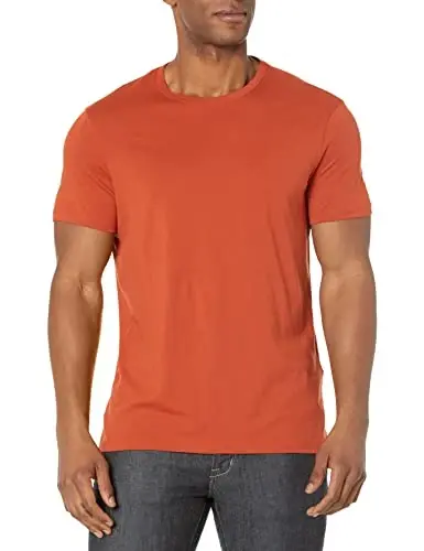 AX Armani Exchange Men's Solid Colored Basic Pima Crew Neck - 1