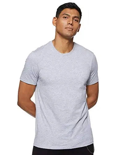 AX Armani Exchange Men's Solid Colored Basic Pima Crew Neck - AX