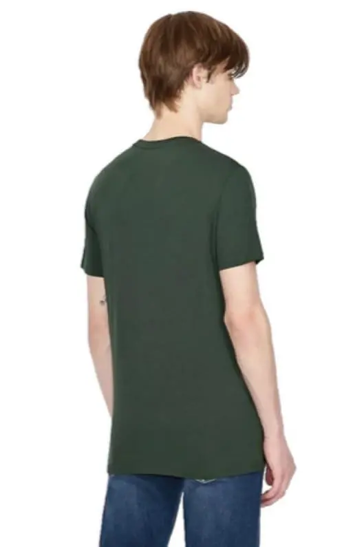 AX Armani Exchange Men's Solid Colored Basic Pima Crew Neck - 2