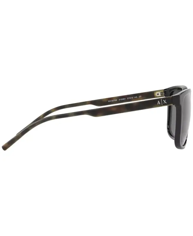 A|X Polarized Sunglasses, AX4070S - BLACK POLAR - 5