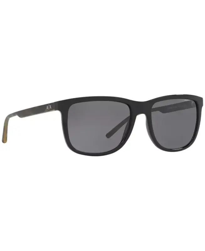 A|X Polarized Sunglasses, AX4070S - BLACK POLAR - 6