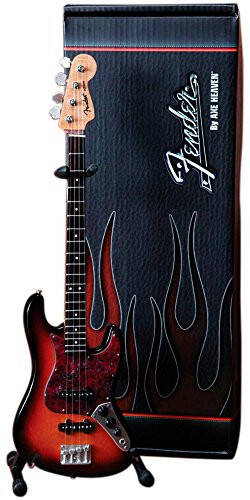 Axe Heaven FJ-002 Fender Jazz 3-Color Sunburst Miniature Bass Replica - 1