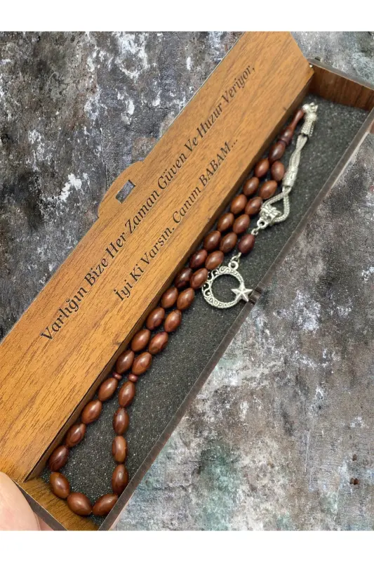 AY YILDIZ PÜSKÜLLÜ KUKA TESBİH-KAHVE4 - KANUNİ TESBİH