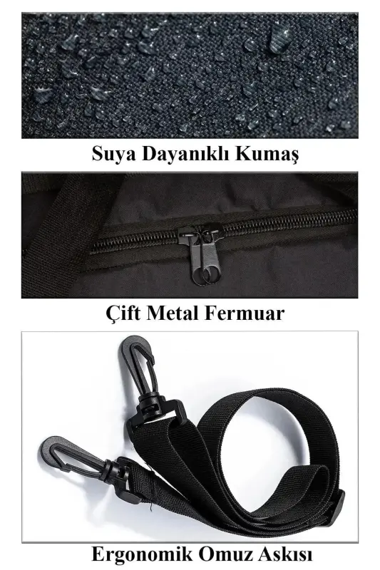 Orijinal Unisex Ayakkabı Gözlü Havalandırmalı Spor, Gym, Fitness Çantası - 8