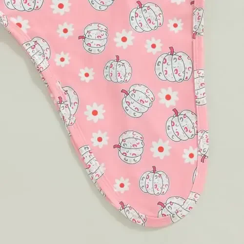 Ayalinggo Newborn Boy Girl Coming Home Outfit Baby Infant Sleeper Gown Nightgown Outfits Cute Fall Winter Pajamas and Hat - 5