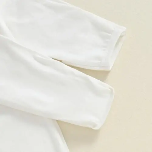 Ayalinggo Newborn Boy Girl Coming Home Outfit Baby Infant Sleeper Gown Nightgown Outfits Cute Fall Winter Pajamas and Hat - 4