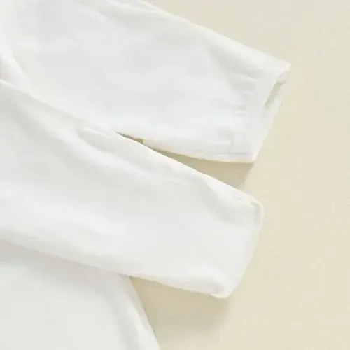 Ayalinggo Newborn Boy Girl Coming Home Outfit Baby Infant Sleeper Gown Nightgown Outfits Cute Fall Winter Pajamas and Hat - 4