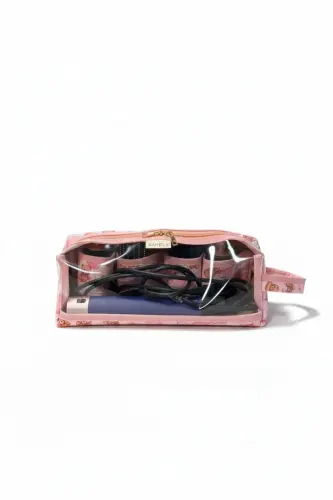 Ayıcık Airwrap Uyumlu ve Tüm Saç Şekillendiriniz için XL Boy Çanta Seyahat Çantası - Pembe13 - BAHELS (1)