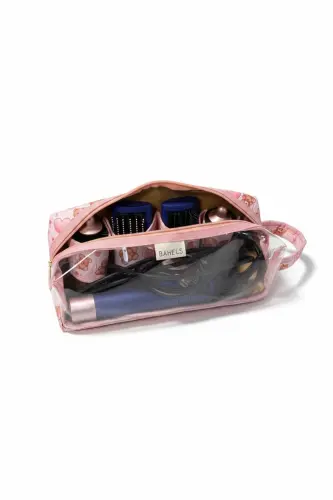 Ayıcık Airwrap Uyumlu ve Tüm Saç Şekillendiriniz için XL Boy Çanta Seyahat Çantası-Pembe13 - 4