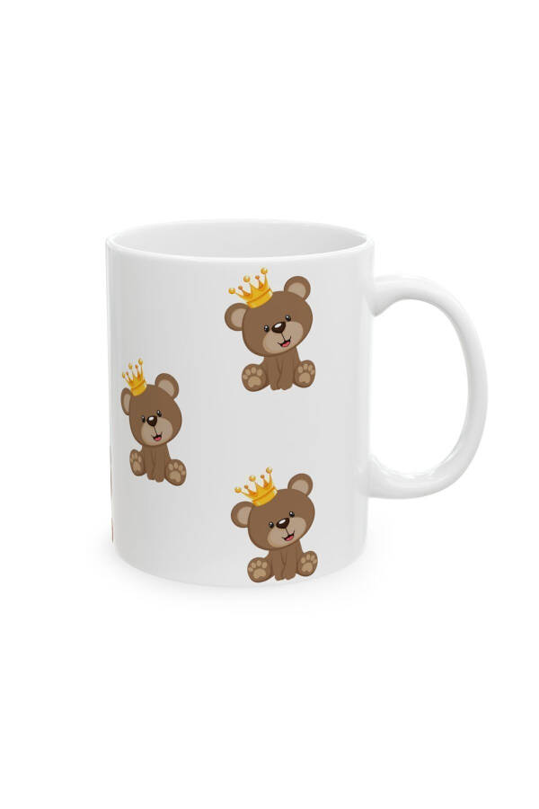 Ayıcık Teddy Bear Baskılı Kupa Bardak Seramik Kahve Mug - 7