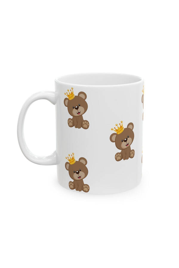 Ayıcık Teddy Bear Baskılı Kupa Bardak Seramik Kahve Mug - 4