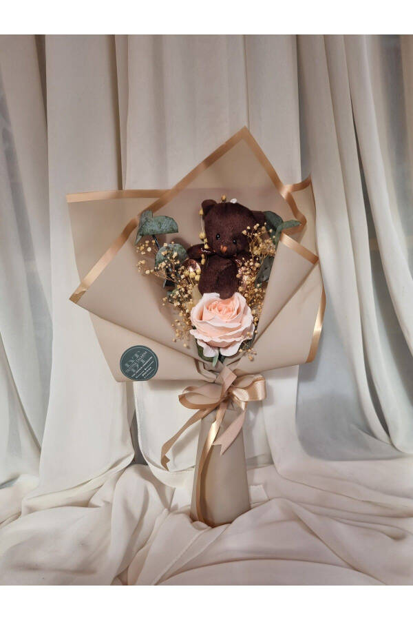 Ayıcıklı buket çikolata Sevgiliye hediye/Arkadaşa Hediye/Doğum günü hediyesi - 1