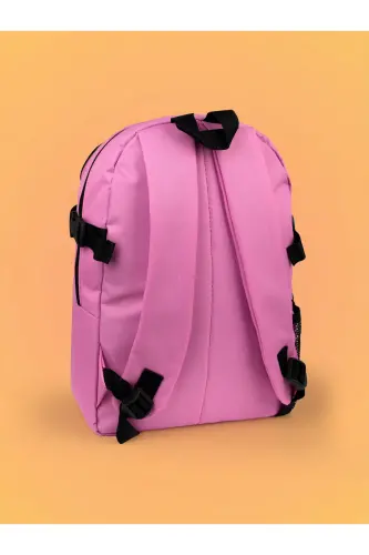 Ayıcıklı Çok Gözlü Unisex Çanta-fuşya - 4