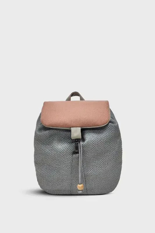 Ayol Bej Pushti Qo'lda Ishlangan Ryukzak-BejPushti - AYŞE TEYZE'NIN ÇANTALARI