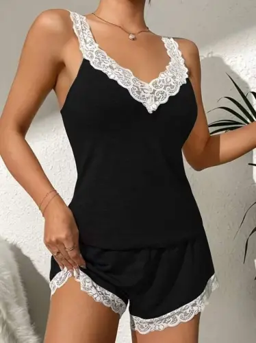 Ayol Ilgak Yengali Viskoza Bluz Va Short Tunik To‘plami - 4