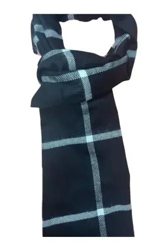 Ayol qora katakli sharf Bym-137024137-Qora - 3