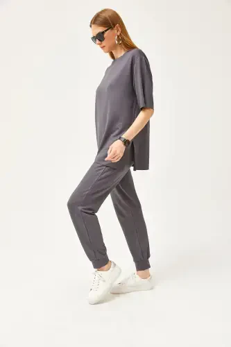 Ayol tutuni tushirilgan billur pastki-yuqori to'plami TKM-19000 - OLALOOK (1)