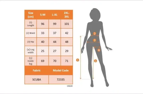 Ayollar baland belli yon chiziqli detallangan dalgʻich tayt - 3