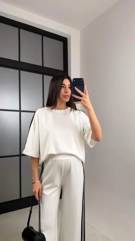 Ayollar beli rezinali parashut mato yubka - 7