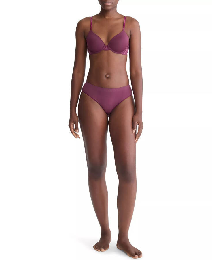 Ayollar Bonded Flex Bikini Ichki kiyimi QD3960 Mauve Wine - 4