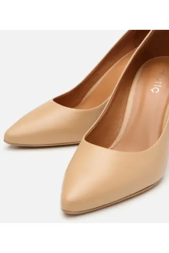 Ayollar charm bej baland poshnali stiletto - 3