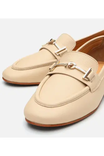 Ayollar charm bej tokali loafer - 4
