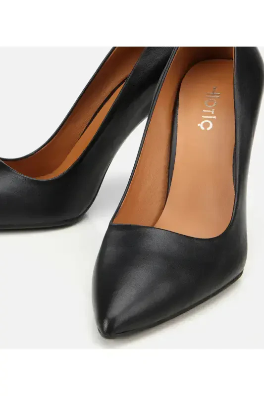 Ayollar charm qora stiletto-QORA - 3