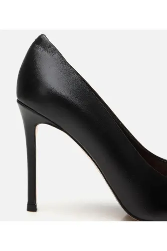 Ayollar Charm Qora Yupqa Baland poshnali Stilettos - 4