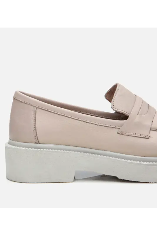 Ayollar Charm teri Upalik taglik Loafer - 10