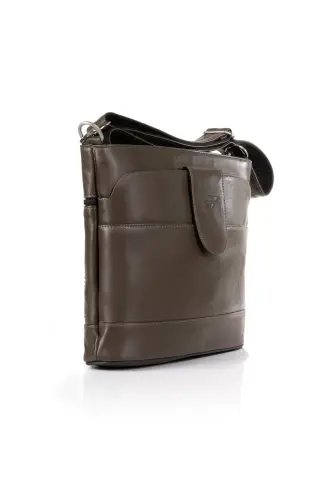 Ayollar Crossbody Haki Yashil Haqiqiy Charm Charx Palto Sumka-yashil - 2