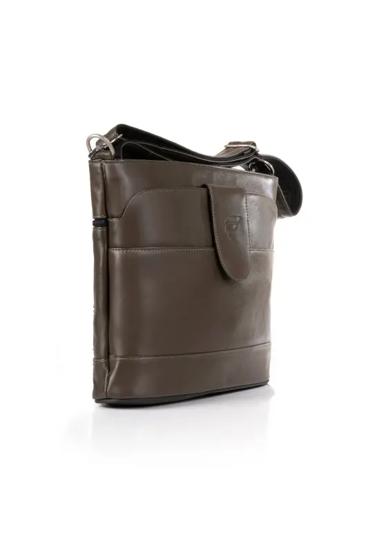 Ayollar Crossbody Haki Yashil Haqiqiy Charm Charx Palto Sumka-yashil - 2