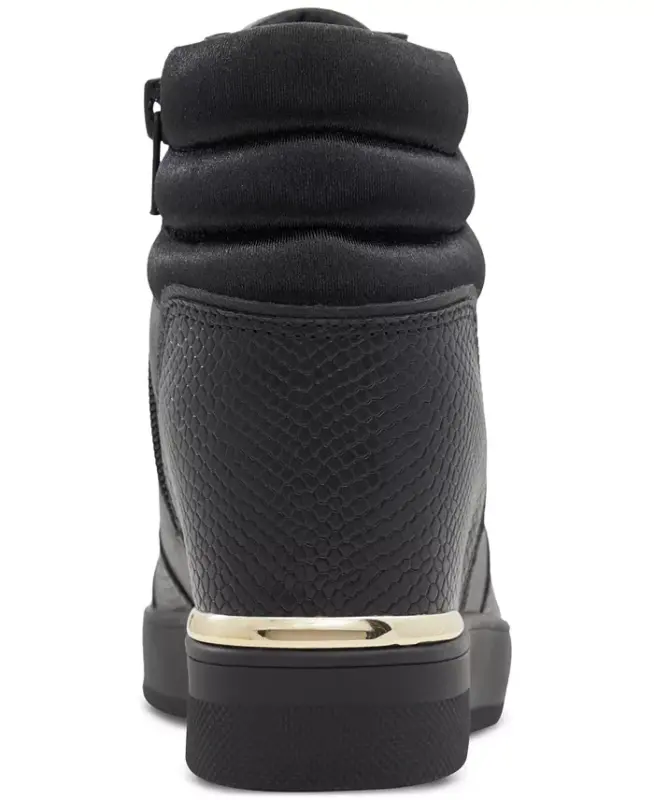 Ayollar Ereliclya Lace-Up Zip Wedge High-Top Krossovkalari - 3