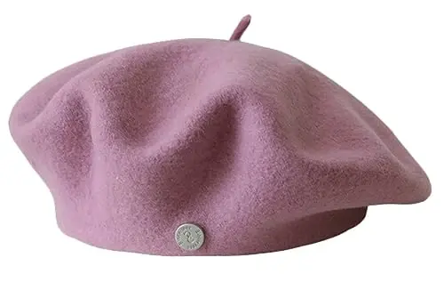 Ayollar junli beret shlyapa Klassik fransuz jun shlyapa Rassom beret qopqoq Qishki qattiq rangli fransuz beanie qopqoq shlyapa Vintage beretlar - 1