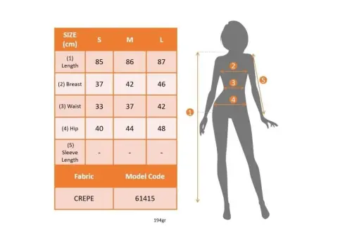 Ayollar Kamar Qisqichli Chuqur V Yoqali Qush Ko'zli Tafsilotli Janjan Krep Ko'ylak - 4