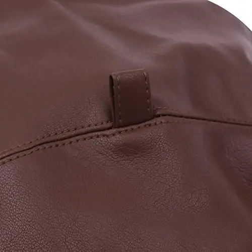 Ayollar klassik PU Teri Fransuz Beret Shlyapa Retro Beanie Shlyapa Rassom Beret Qalqog'i Sozlanishi mumkin Rassom Qovoq Qalqog'i - 6